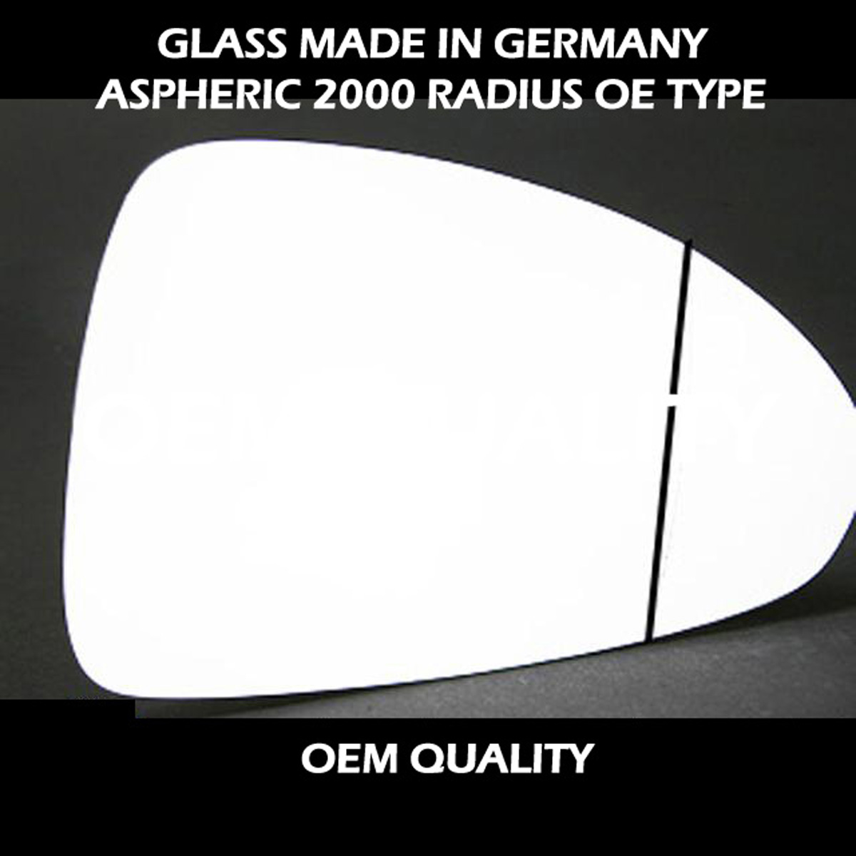 Vauxhall Corsa Wing Mirror Glass RIGHT HAND ( UK Driver Side ) 2015 to 2019 – Wide Angle Wing Mirror