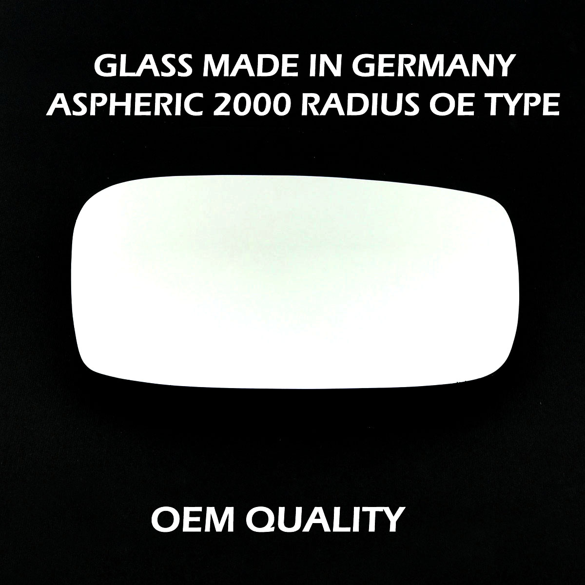 FIAT Ulysse Wing Mirror Glass LEFT HAND ( UK Passenger Side ) 2003 to 2010 – Convex Wing Mirror