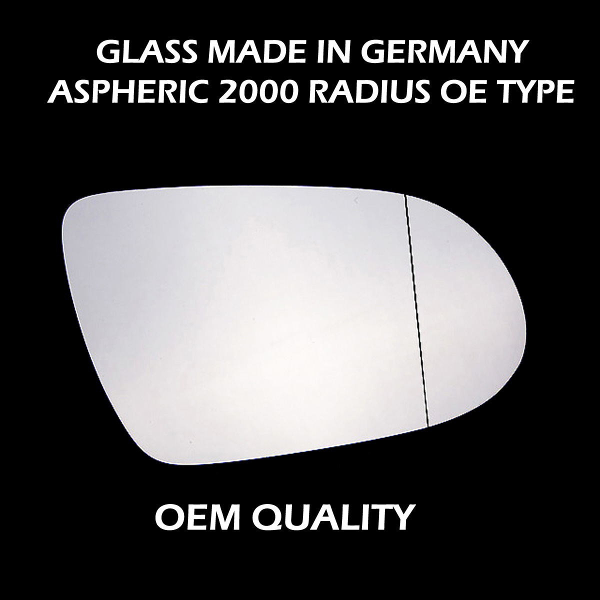 Mercedes S Class  Wing Mirror Glass RIGHT HAND ( UK Driver Side ) 2005 AUG to 2009 – Wide Angle Wing Mirror ( W221 )
