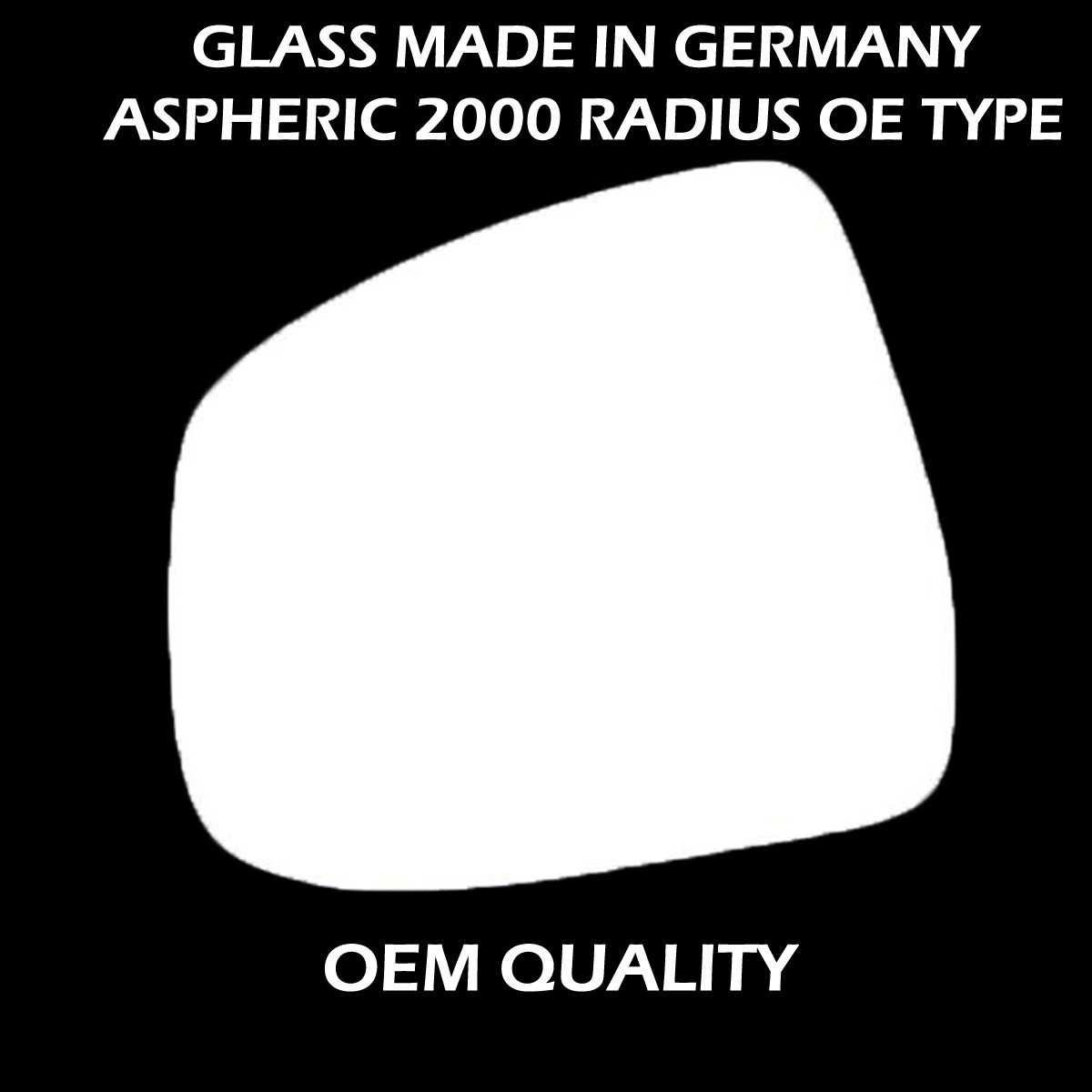 Ford Focus Wing Mirror Glass LEFT HAND ( UK Passenger Side ) 2008 to 2011 – Convex Wing Mirror