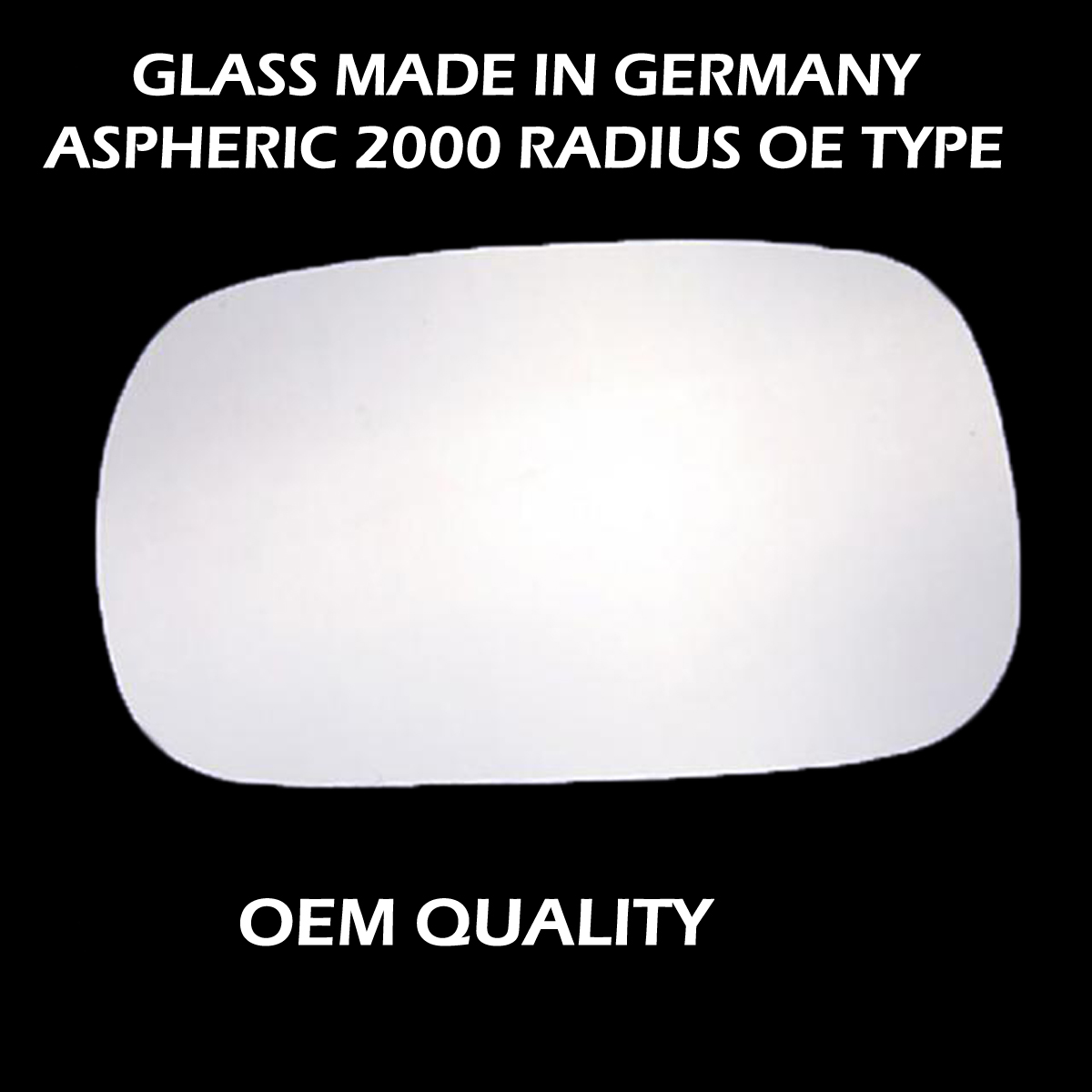 Nissan Micra Wing Mirror Glass LEFT HAND ( UK Passenger Side ) 1993 to 2002 – Convex Wing Mirror