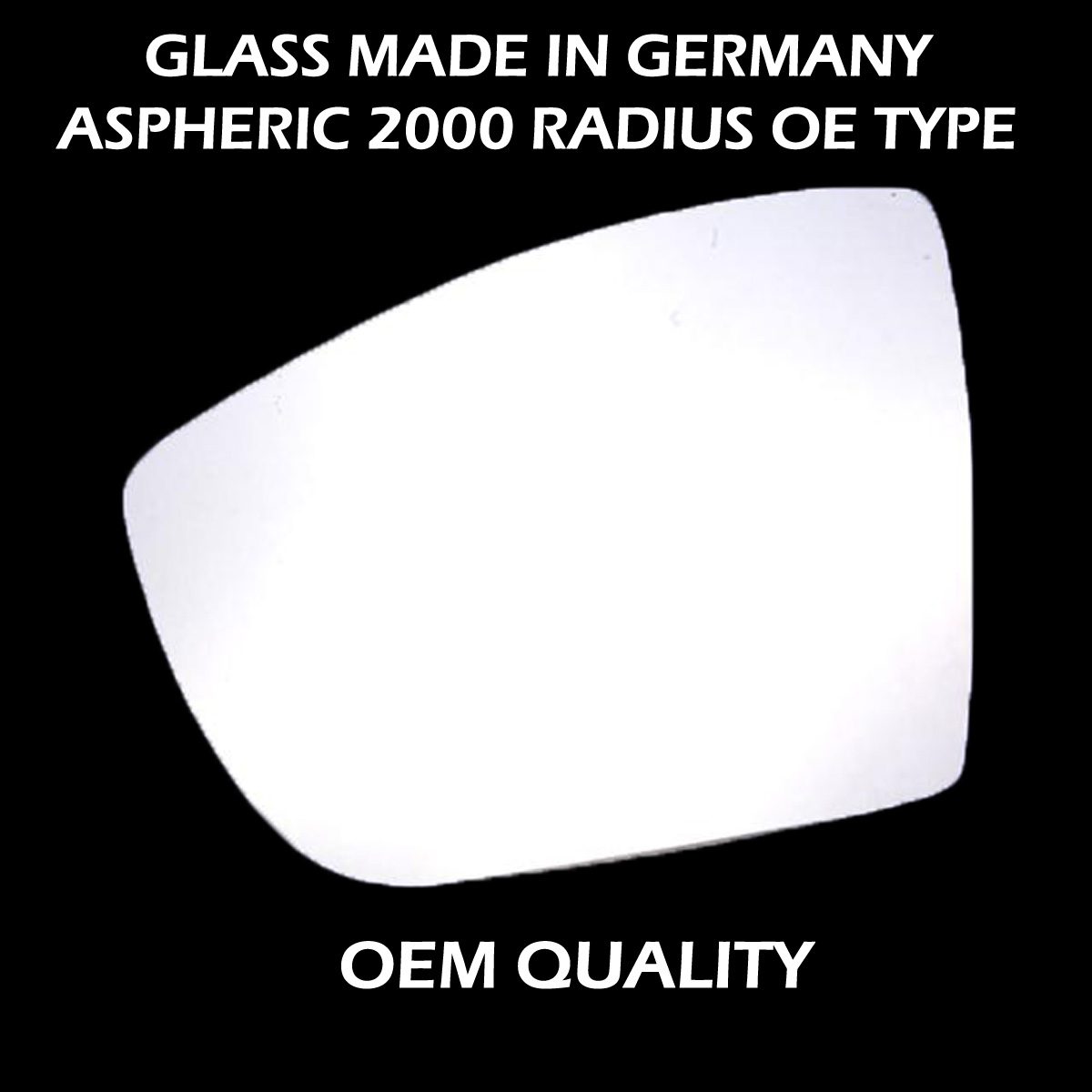 Ford Galaxy Wing Mirror Glass LEFT HAND ( UK Passenger Side ) 2007 to 2015 – Convex Wing Mirror