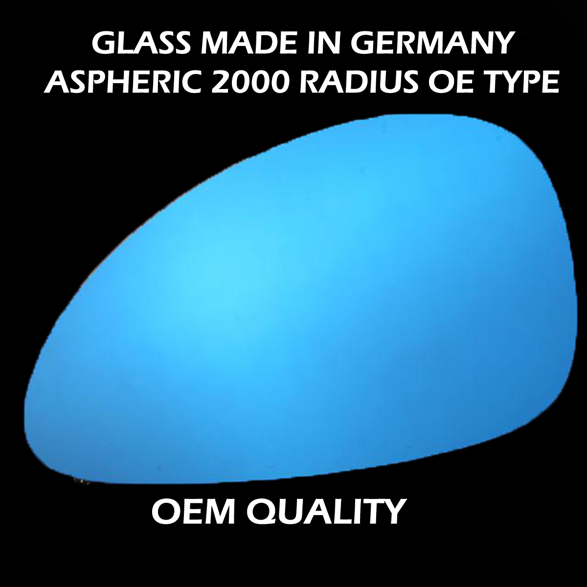 Citroen C4 Wing Mirror Glass LEFT HAND ( UK Passenger Side ) 2004 to 2009 – Convex Wing Mirror ( Blue Tinted )