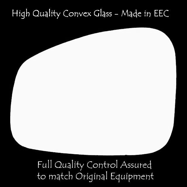 Renault Megane Wing Mirror Glass LEFT HAND ( UK Passenger Side ) 2008 to 2015 – Convex Wing Mirror