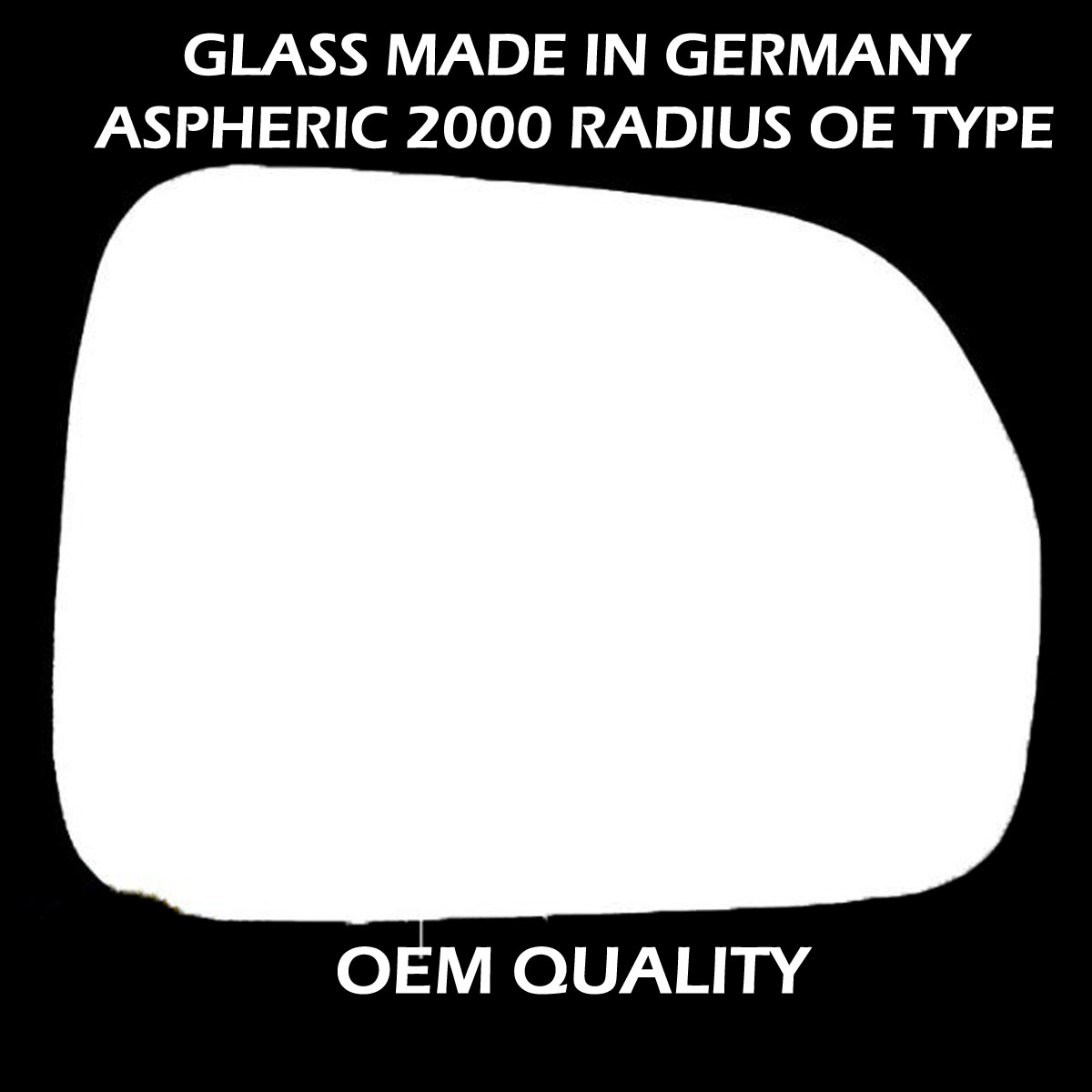 KIA Sportage Wing Mirror Glass RIGHT HAND ( UK Driver Side ) 2006 to 2009 – Convex Wing Mirror