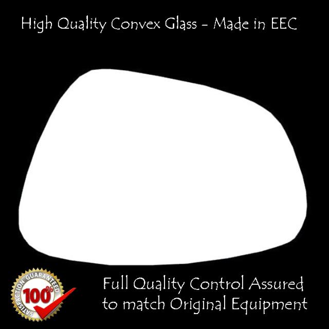 Citroen C3 Wing Mirror Glass RIGHT HAND ( UK Driver Side ) 2011 to 2016 – Convex Wing Mirror