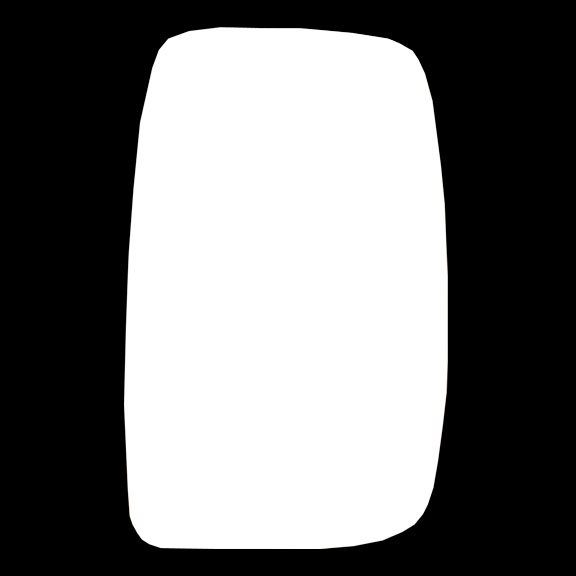 Citroen Dispatch Wing Mirror Glass LEFT HAND ( UK Passenger Side ) 2007 to 2015 – Convex Wing Mirror ( Single Glass Version )