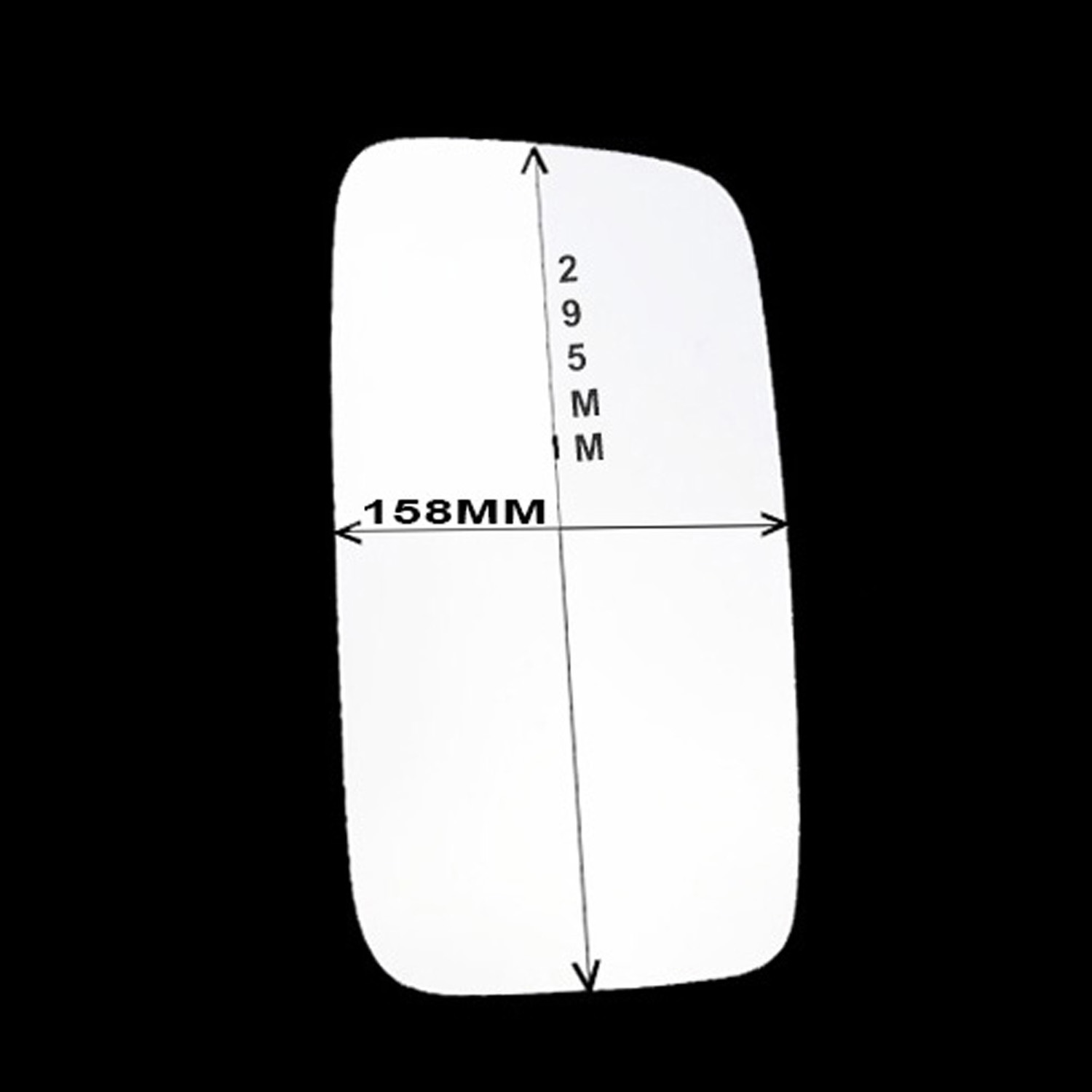 Nissan Cabstar Wing Mirror Glass RIGHT HAND ( UK Driver Side ) 2003 to 2007 – Convex Wing Mirror