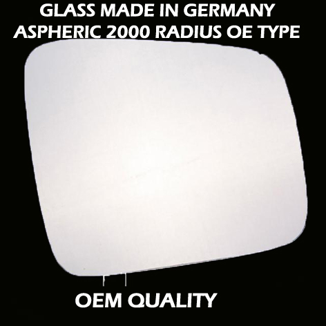 Volkswagen Transporter Wing Mirror Glass RIGHT HAND ( UK Driver Side ) 1991 to 2005 JUN – Convex Wing Mirror