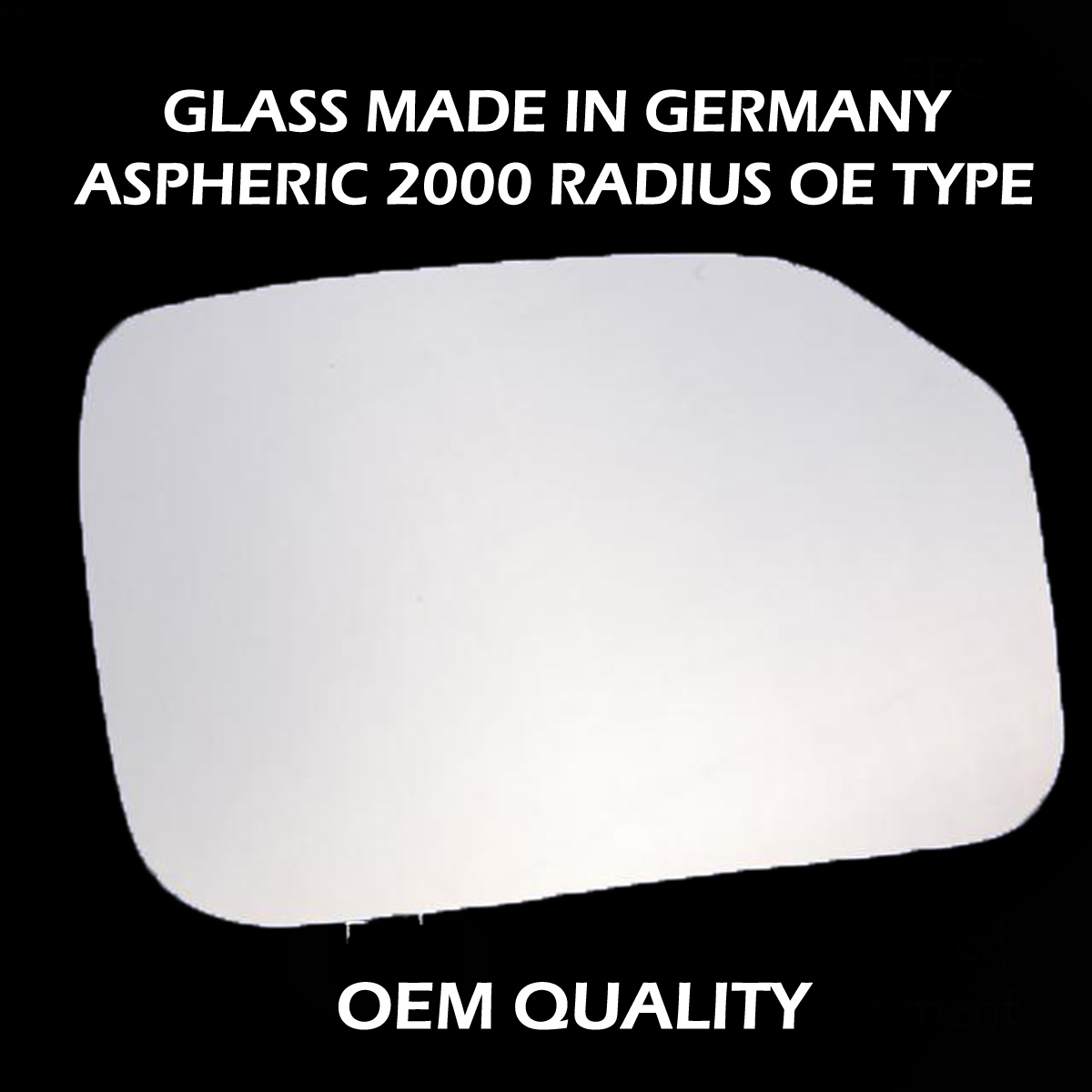 Peugeot 106 Wing Mirror Glass LEFT HAND ( UK Passenger Side ) 1991 to 2004 – Convex Wing Mirror