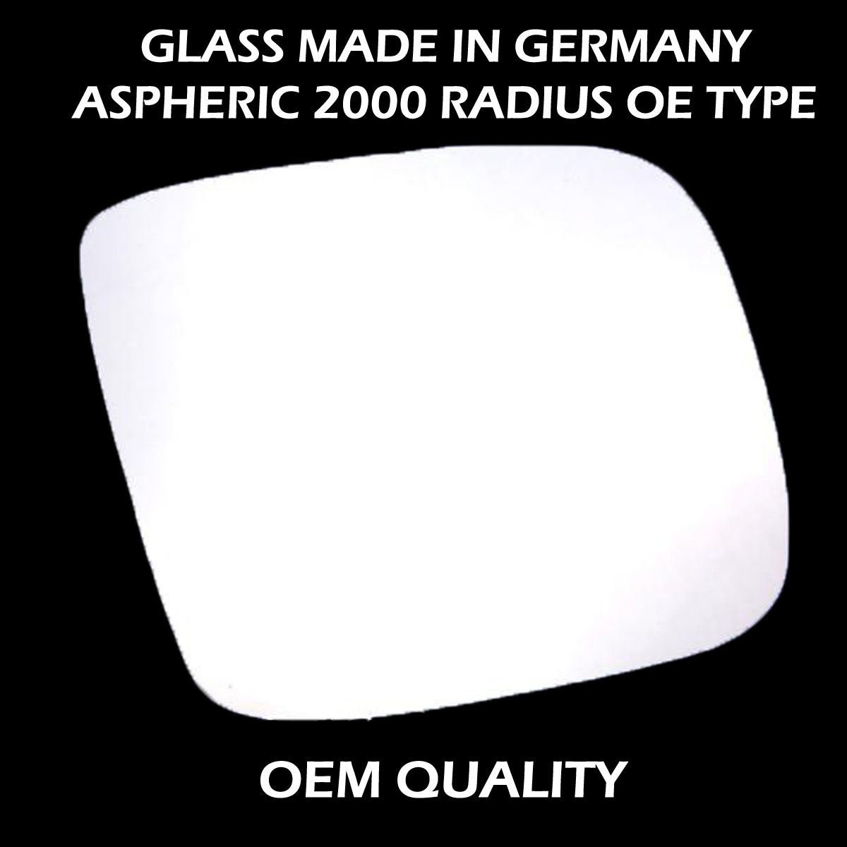 Mercedes V Class Wing Mirror Glass RIGHT HAND ( UK Driver Side ) 1996 to 2004 – Convex Wing Mirror