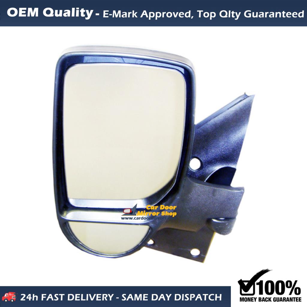 Ford Transit Complete Wing Mirror Unit LEFT HAND ( UK Passenger Side ) 2000 to 2013 – Wing Mirror Unit ( Short Arm )