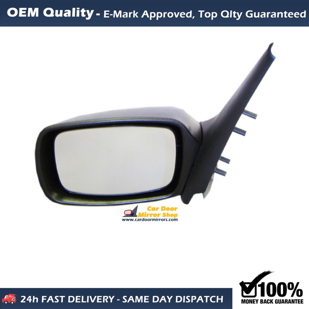 Ford Fiesta Complete Wing Mirror Unit LEFT HAND ( UK Passenger Side ) 1994 to 2000 – MANUAL Wing Mirror Unit
