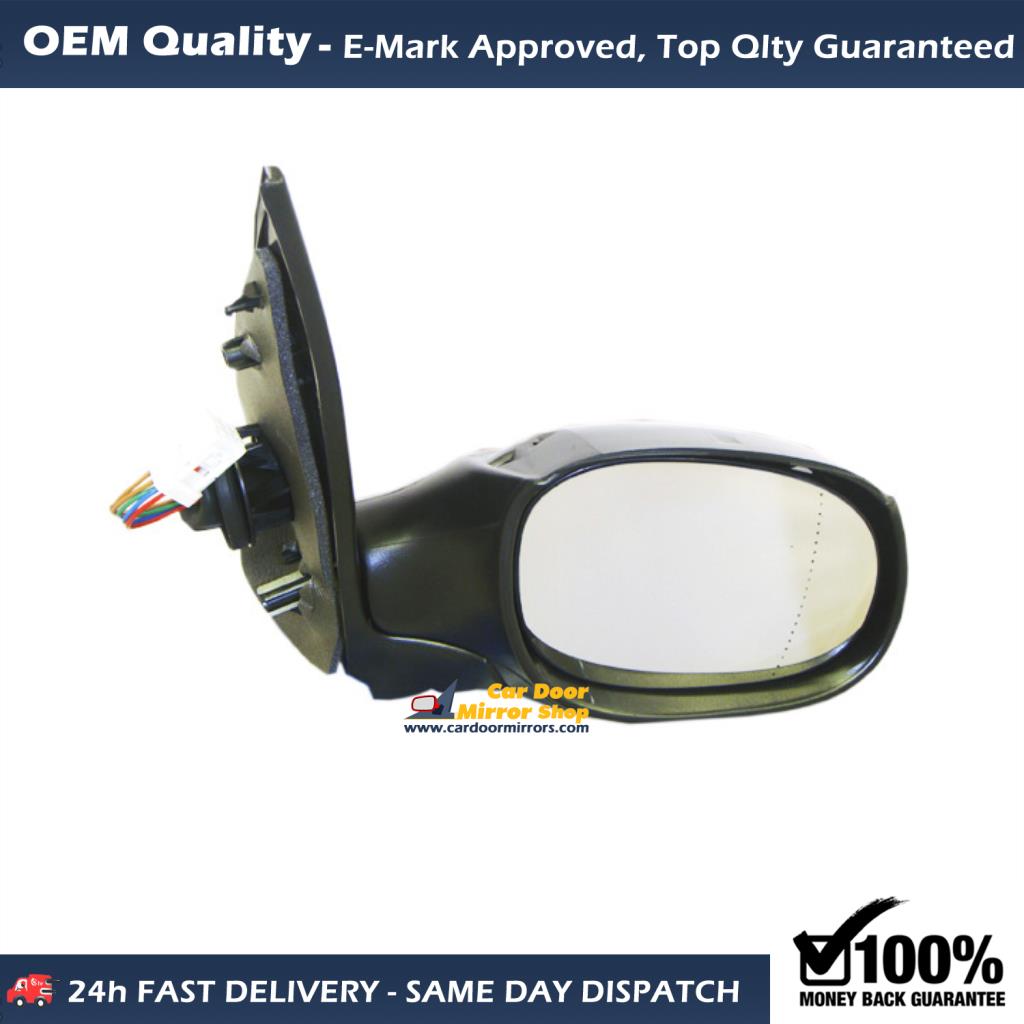 Peugeot 206 Complete Wing Mirror Unit RIGHT HAND ( UK Driver Side ) 1998 to 2012 – Electric Wing Mirror Unit ( Primed )