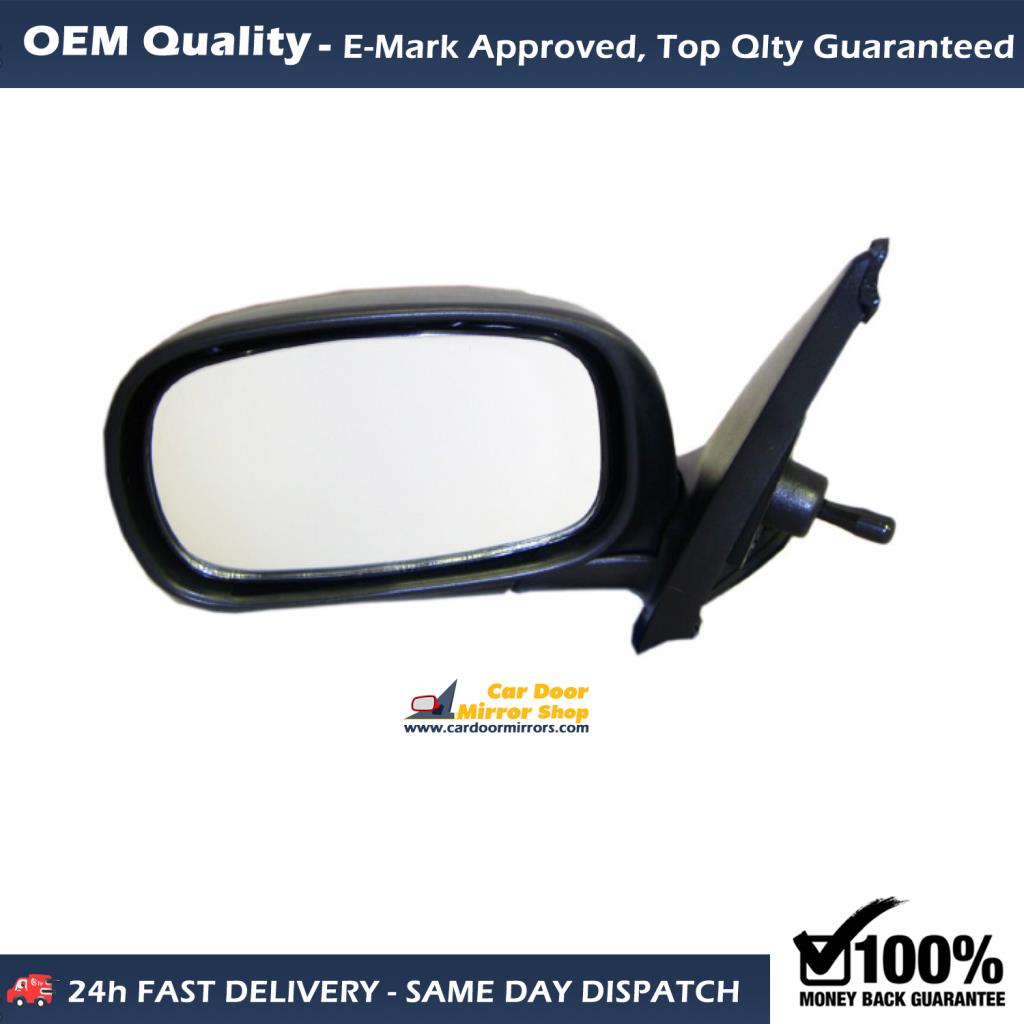 Nissan Micra Complete Wing Mirror Unit LEFT HAND ( UK Passenger Side ) 1993 to 2002 – MANUAL Wing Mirror Unit