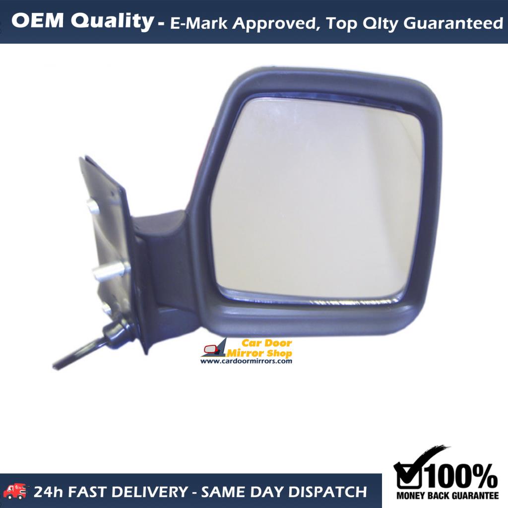 Peugeot Expert Complete Wing Mirror Unit RIGHT HAND ( UK Driver Side ) 1995 to 2006 – MANUAL Wing Mirror Unit