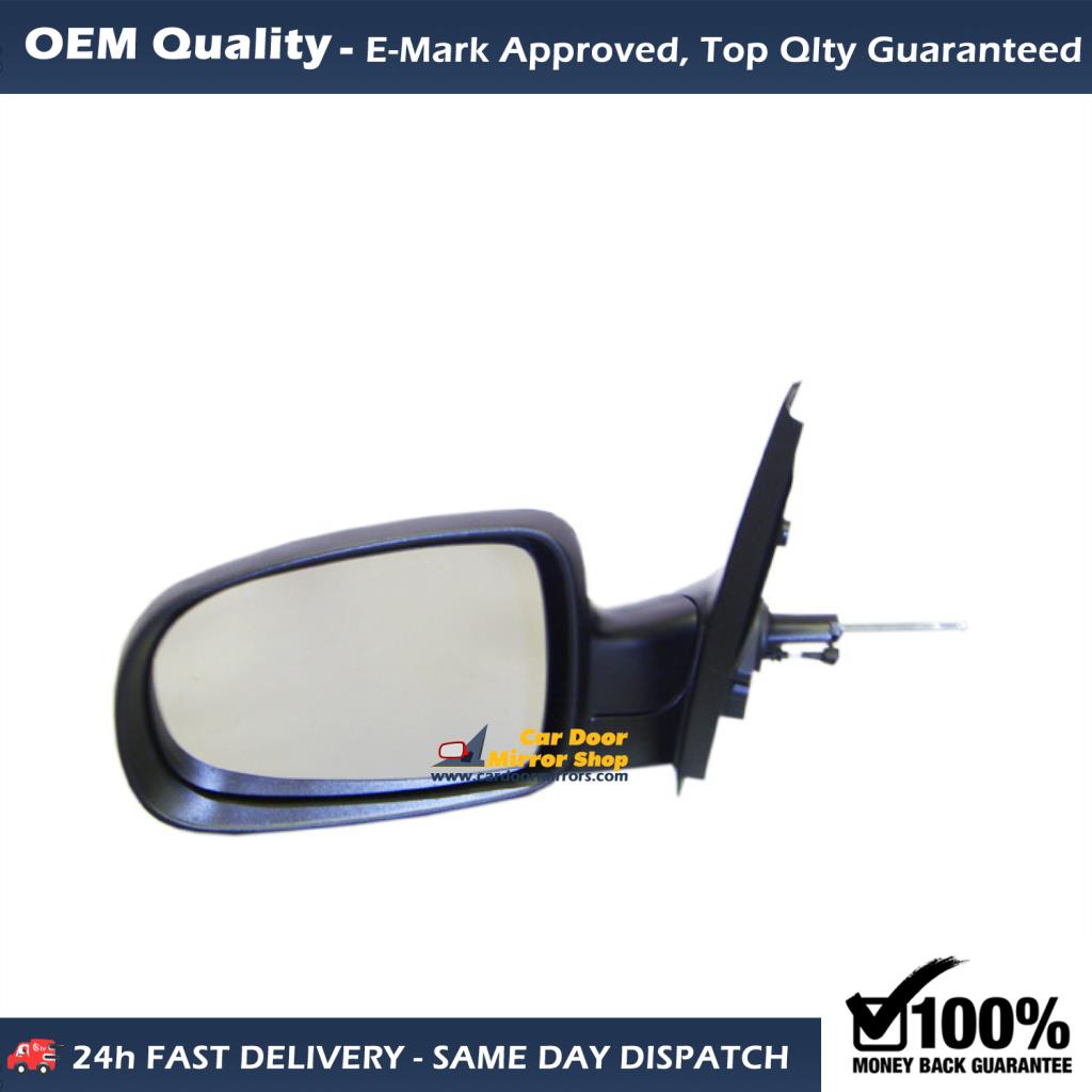 Vauxhall Corsa Complete Wing Mirror Unit LEFT HAND ( UK Passenger Side ) 2001 to 2006 – MANUAL Wing Mirror Unit