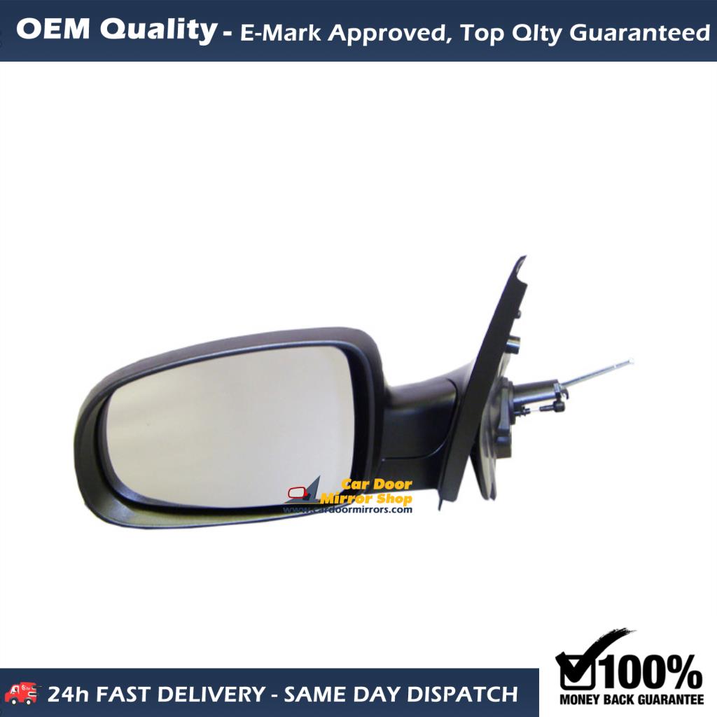 Vauxhall Corsa Complete Wing Mirror Unit LEFT HAND ( UK Passenger Side ) 2001 to 2006 – MANUAL Wing Mirror Unit ( Primed )