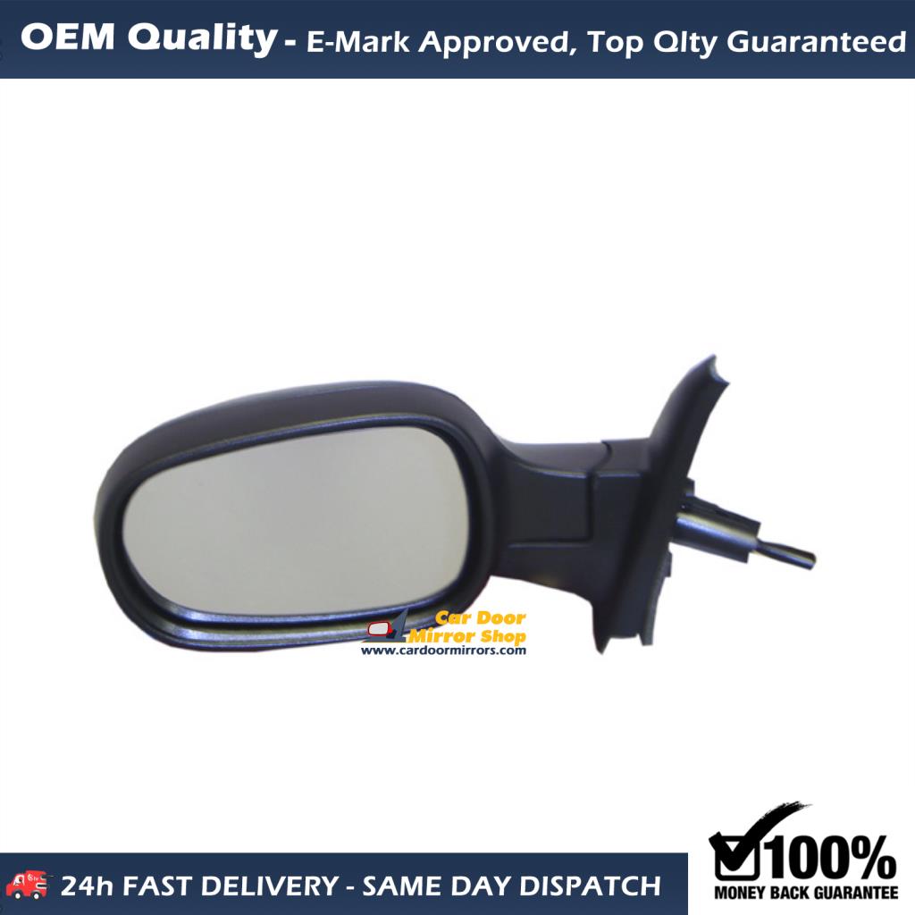 Nissan Micra Complete Wing Mirror Unit LEFT HAND ( UK Passenger Side ) 2003 to 2010 – MANUAL Wing Mirror Unit