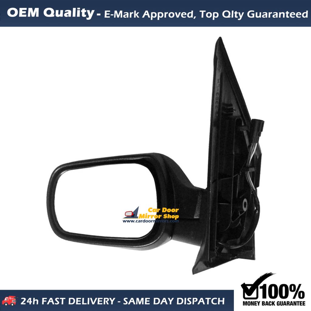 Ford Fiesta Complete Wing Mirror Unit LEFT HAND ( UK Passenger Side ) 2001 to 2008 – Electric Wing Mirror Unit