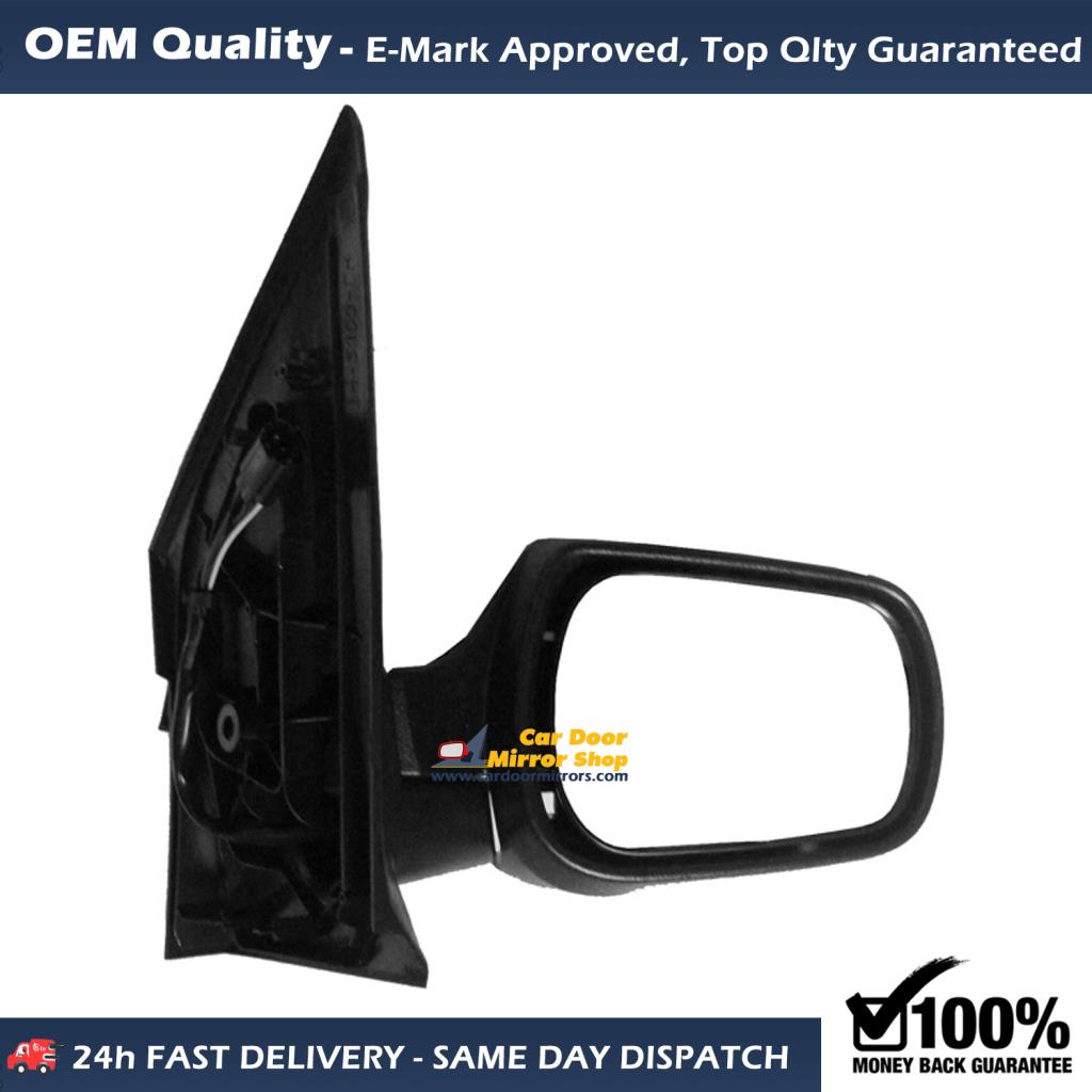 Ford Fiesta Complete Wing Mirror Unit RIGHT HAND ( UK Driver Side ) 2001 to 2008 – Electric Wing Mirror Unit ( Primed )