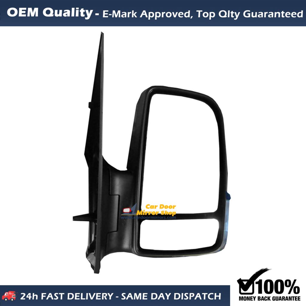 Volkswagen Crafter  Complete Wing Mirror Unit RIGHT HAND ( UK Driver Side ) 2007 to 2010 ( Without Indicator ) – Electric Wing Mirror Unit ( Short Arm )