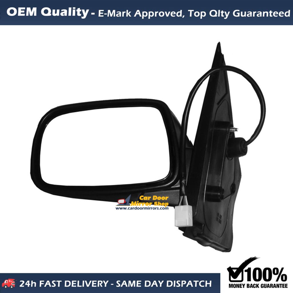 Toyota Yaris Complete Wing Mirror Unit LEFT HAND ( UK Passenger Side ) 1999 to 2005 – Electric Wing Mirror Unit