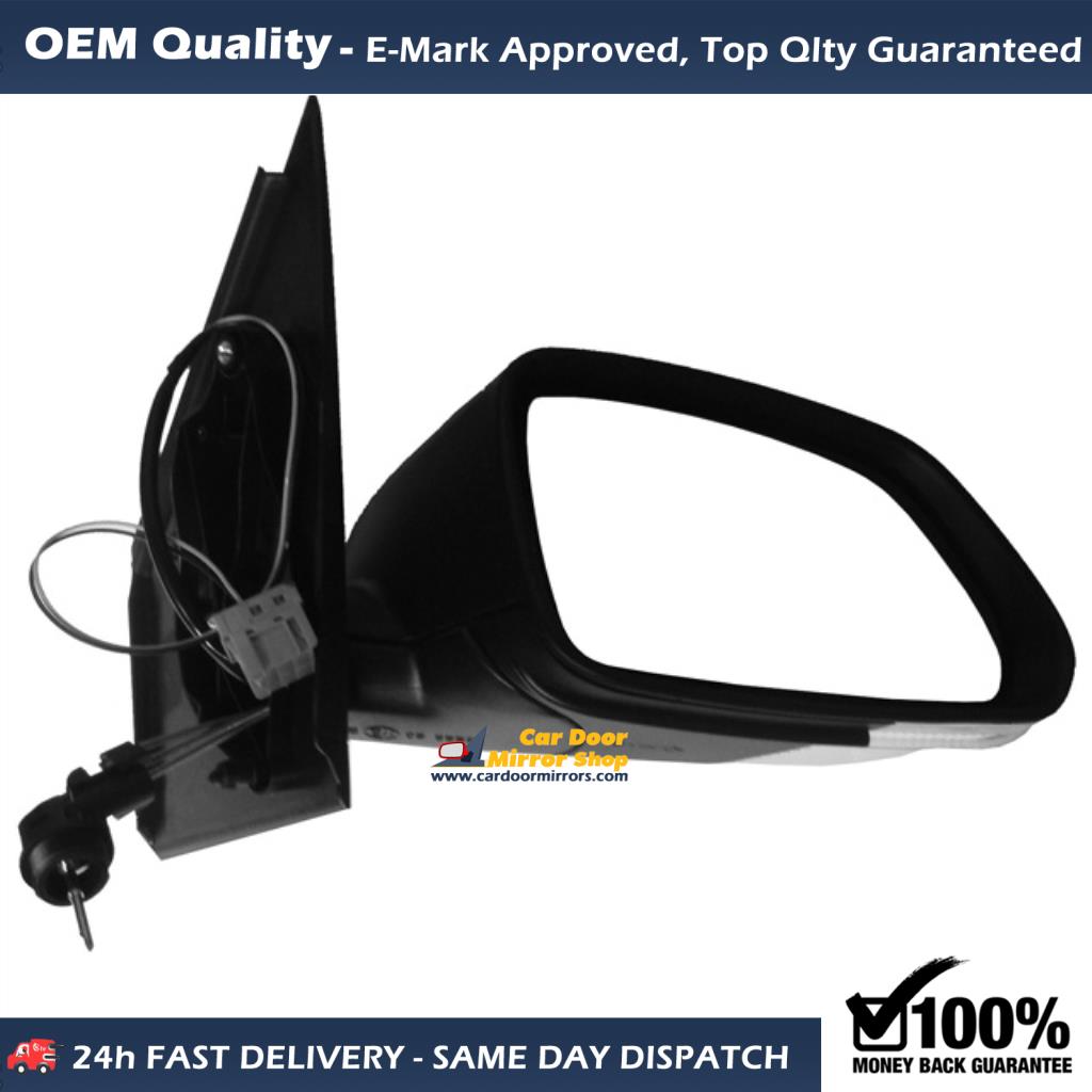 Volkswagen Polo Complete Wing Mirror Unit RIGHT HAND ( UK Driver Side ) 2005 to 2010 ( MK4 Facelift ) – MANUAL Wing Mirror Unit