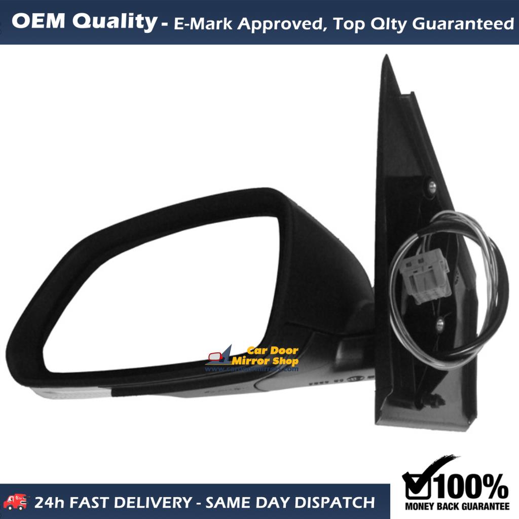 Volkswagen Polo Complete Wing Mirror Unit LEFT HAND ( UK Passenger Side ) 2005 to 2010 ( MK4 Facelift ) – Electric Wing Mirror Unit