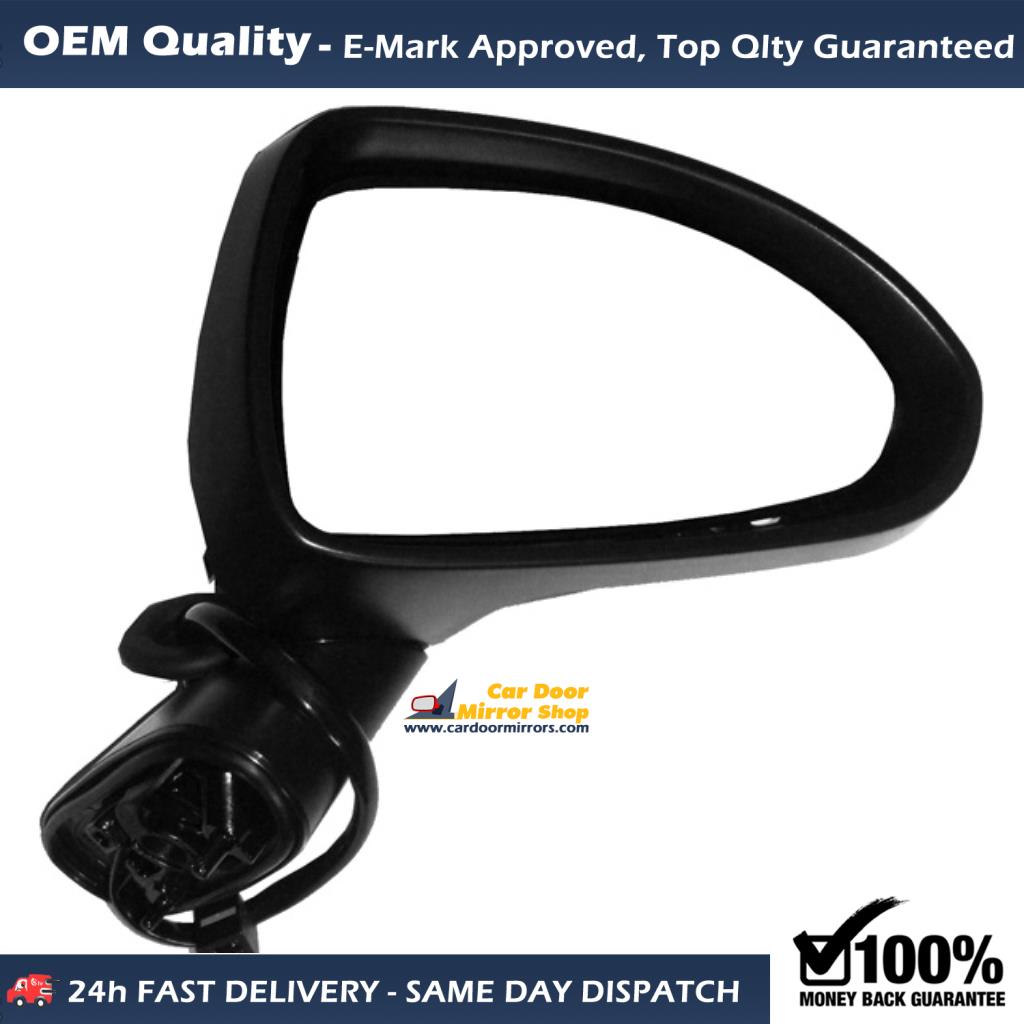 Vauxhall Corsa Complete Wing Mirror Unit RIGHT HAND ( UK Driver Side ) 2007 to 2015 – Electric Wing Mirror Unit ( Primed )