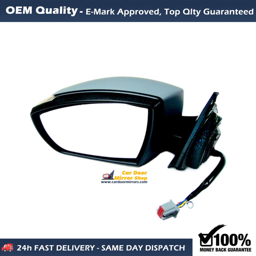 Ford Galaxy Complete Wing Mirror Unit LEFT HAND ( UK Passenger Side ) 2007 to 2015 – Electric Wing Mirror Unit ( Primed )