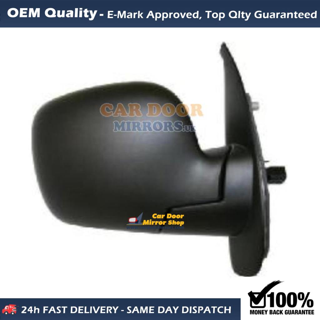 Renault Kangoo Complete Wing Mirror Unit LEFT HAND ( UK Passenger Side ) 2008 to 2012 – Electric Wing Mirror Unit