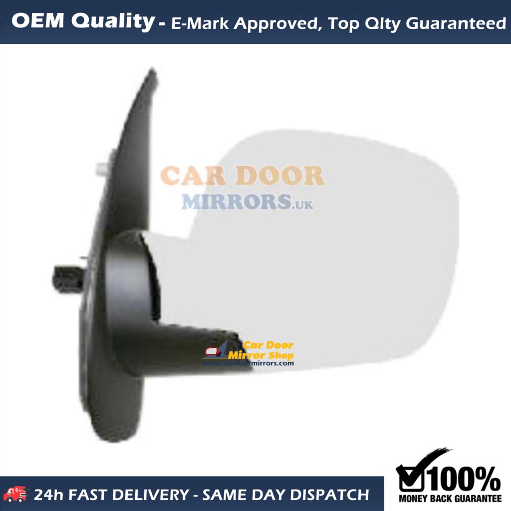 Renault Kangoo Complete Wing Mirror Unit RIGHT HAND ( UK Driver Side ) 2008 to 2012 – Electric Wing Mirror Unit ( Primed )