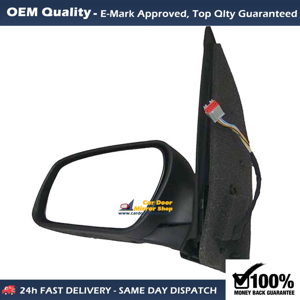 Ford Fiesta Complete Wing Mirror Unit LEFT HAND ( UK Passenger Side ) 2001 to 2008 – Electric Wing Mirror Unit Primed ( Power Folding )
