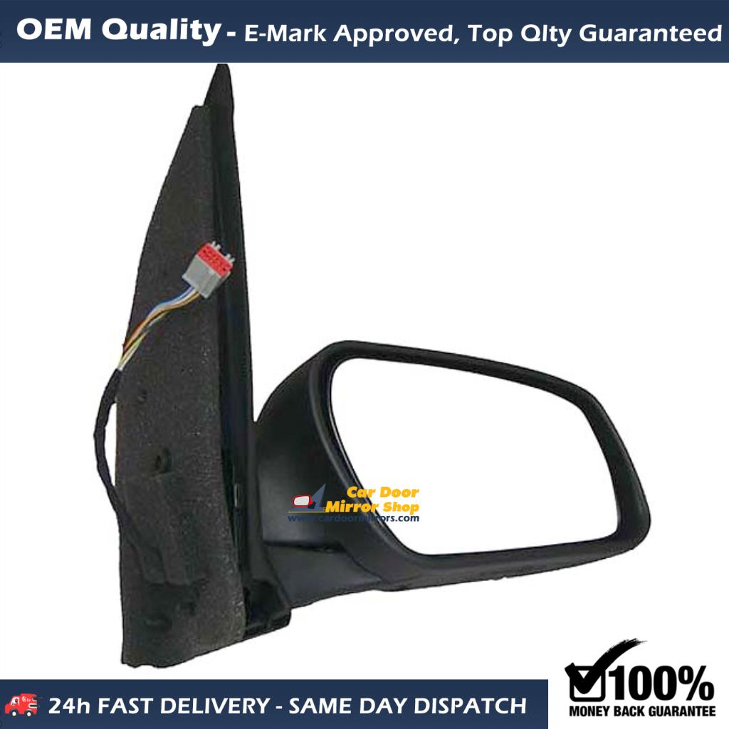 Ford Fiesta Complete Wing Mirror Unit RIGHT HAND ( UK Driver Side ) 2001 to 2008 – Electric Wing Mirror Unit Primed ( Power Folding )
