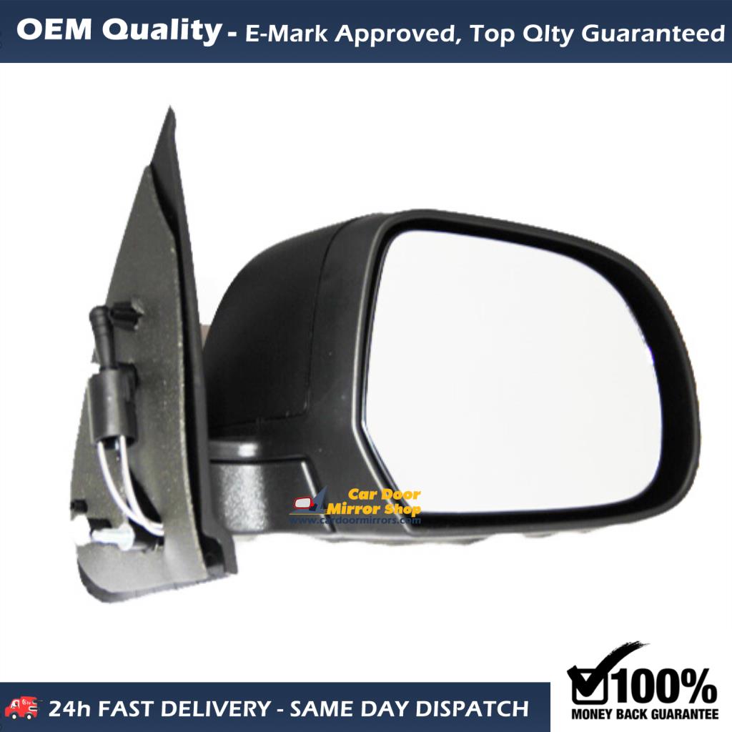 Nissan Micra Complete Wing Mirror Unit RIGHT HAND ( UK Driver Side ) 2011 to 2017 – MANUAL Wing Mirror Unit ( Primed )