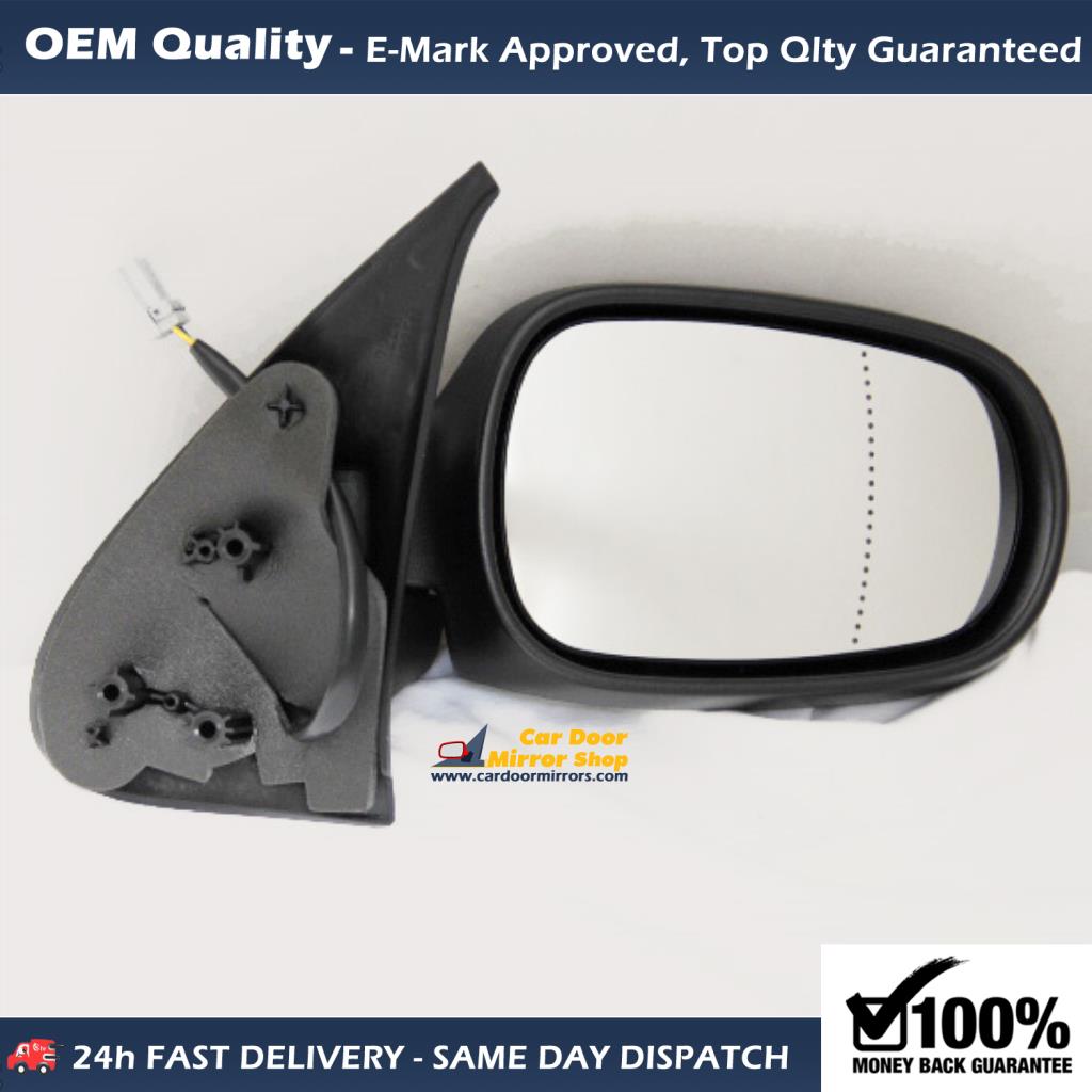 Nissan Micra Complete Wing Mirror Unit RIGHT HAND ( UK Driver Side ) 2003 to 2010 – Electric Wing Mirror Unit ( Primed )