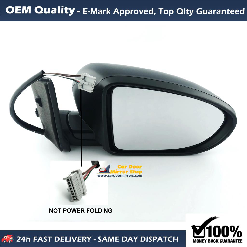 Nissan Qashqai Complete Wing Mirror Unit RIGHT HAND ( UK Driver Side ) 2006 to 2013 – Electric Wing Mirror Unit