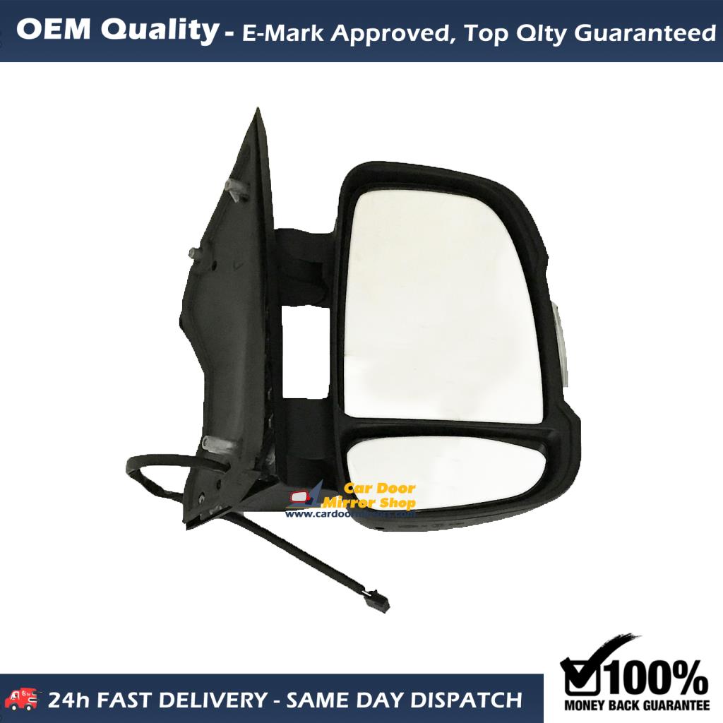 Citroen  Jumpy Complete Wing Mirror Unit RIGHT HAND ( UK Driver Side ) 2006 to 2021 – Fits to Electric & MANUAL Wing Mirror ( Short Arm )