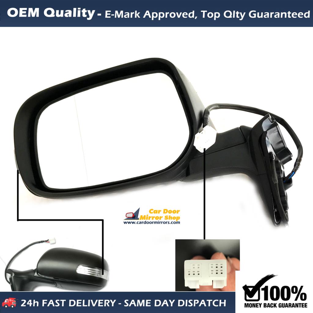 Toyota Auris Complete Wing Mirror Unit LEFT HAND ( UK Passenger Side ) 2007 to 2012 – Wing Mirror Unit ( Prime )