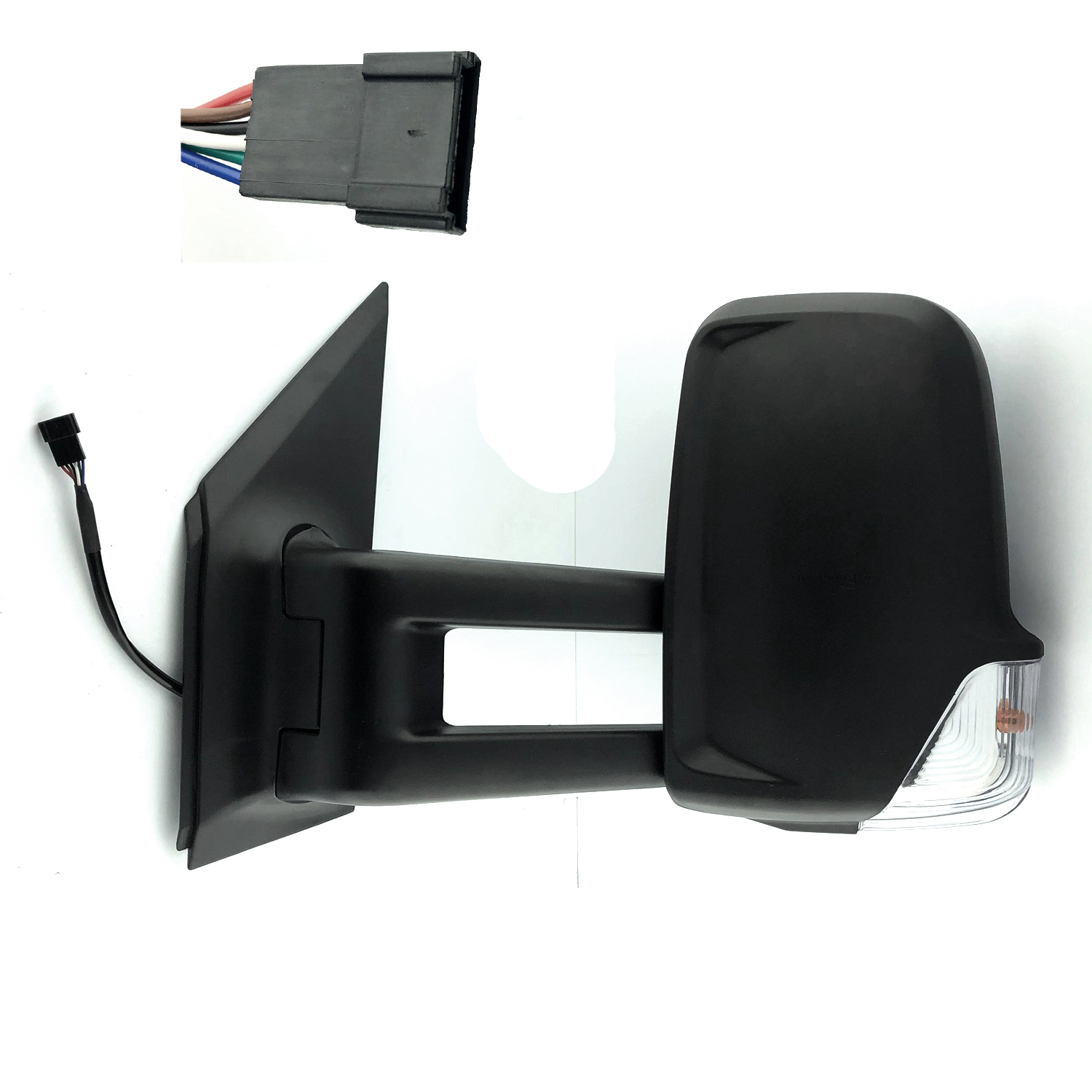 Mercedes Sprinter CHASSIS CAB Complete Wing Mirror Unit LEFT HAND ( UK Passenger Side ) 2006 to 2011 – Electric Wing Mirror Unit ( Long Arm )