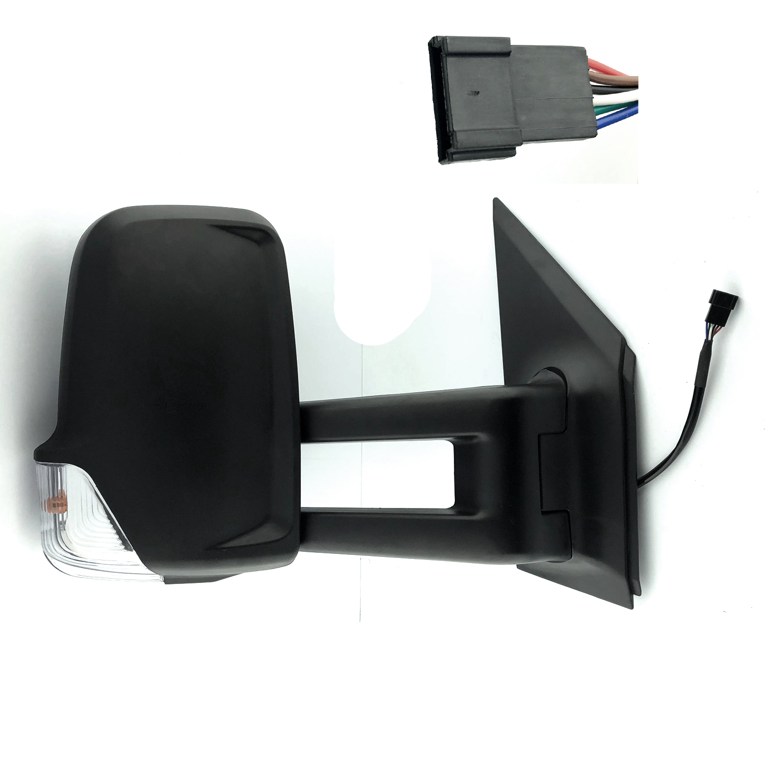 Mercedes Sprinter CHASSIS CAB Complete Wing Mirror Unit RIGHT HAND ( UK Driver Side ) 2012 to 2017 – Electric Wing Mirror Unit ( Long Arm )