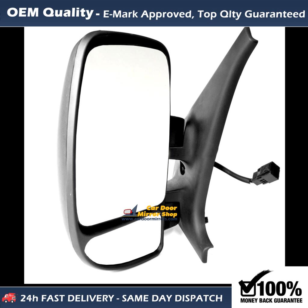 Renault Master Complete Wing Mirror Unit LEFT HAND ( UK Passenger Side ) 2004 to 2009 – ELECTRIC Wing Mirror Unit ( SHORT Arm )