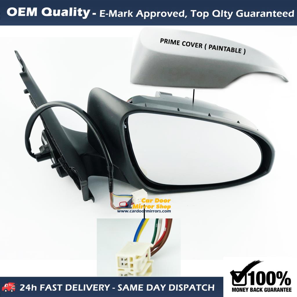 Toyota Yaris Complete Wing Mirror Unit RIGHT HAND ( UK Driver Side ) 2012 to 2020 – Electric Wing Mirror Unit ( Prime )