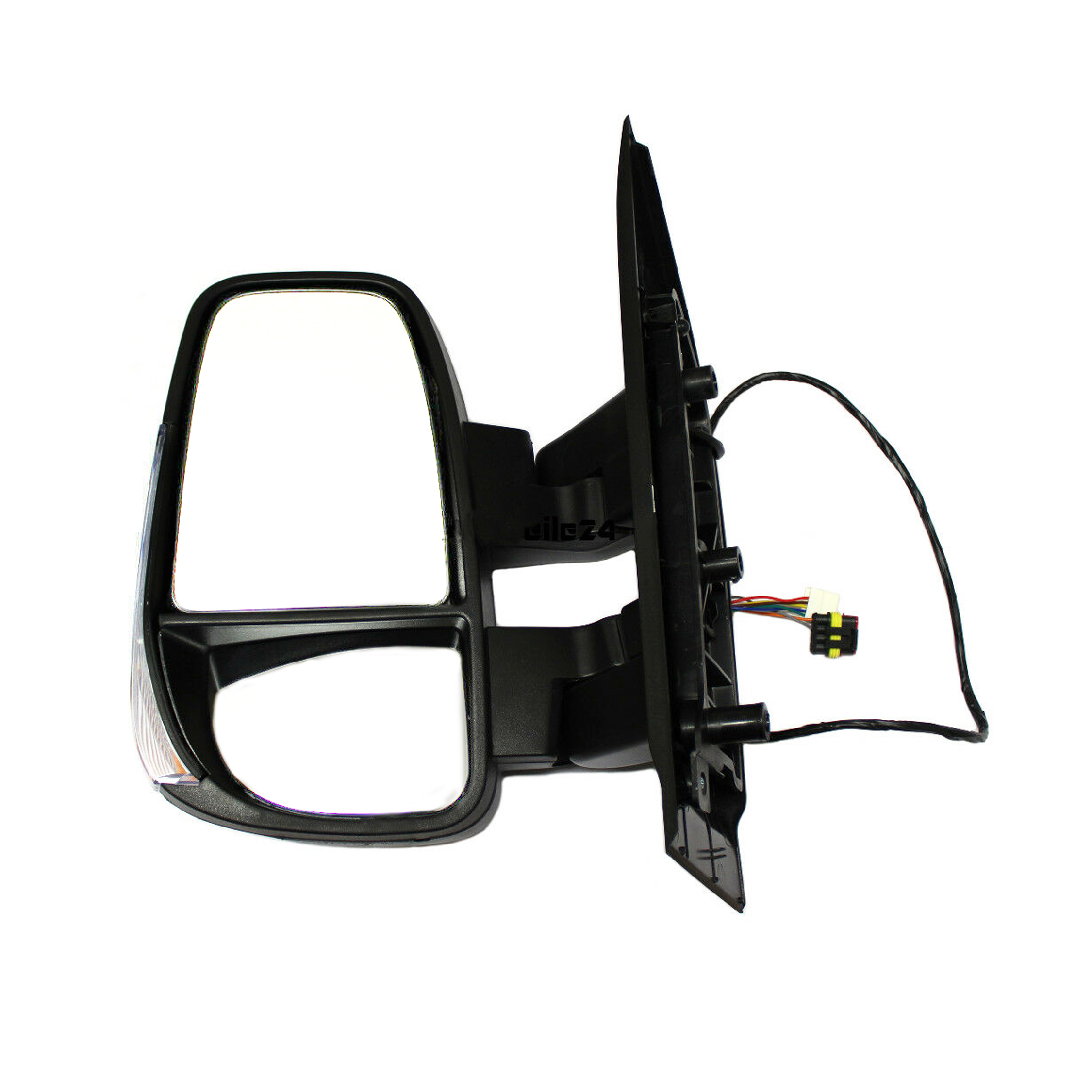 IVECO Daily Complete Wing Mirror Unit LEFT HAND ( UK Passenger Side ) 2015 to 2020 – Electric Wing Mirror Unit ( SHORT Arm )