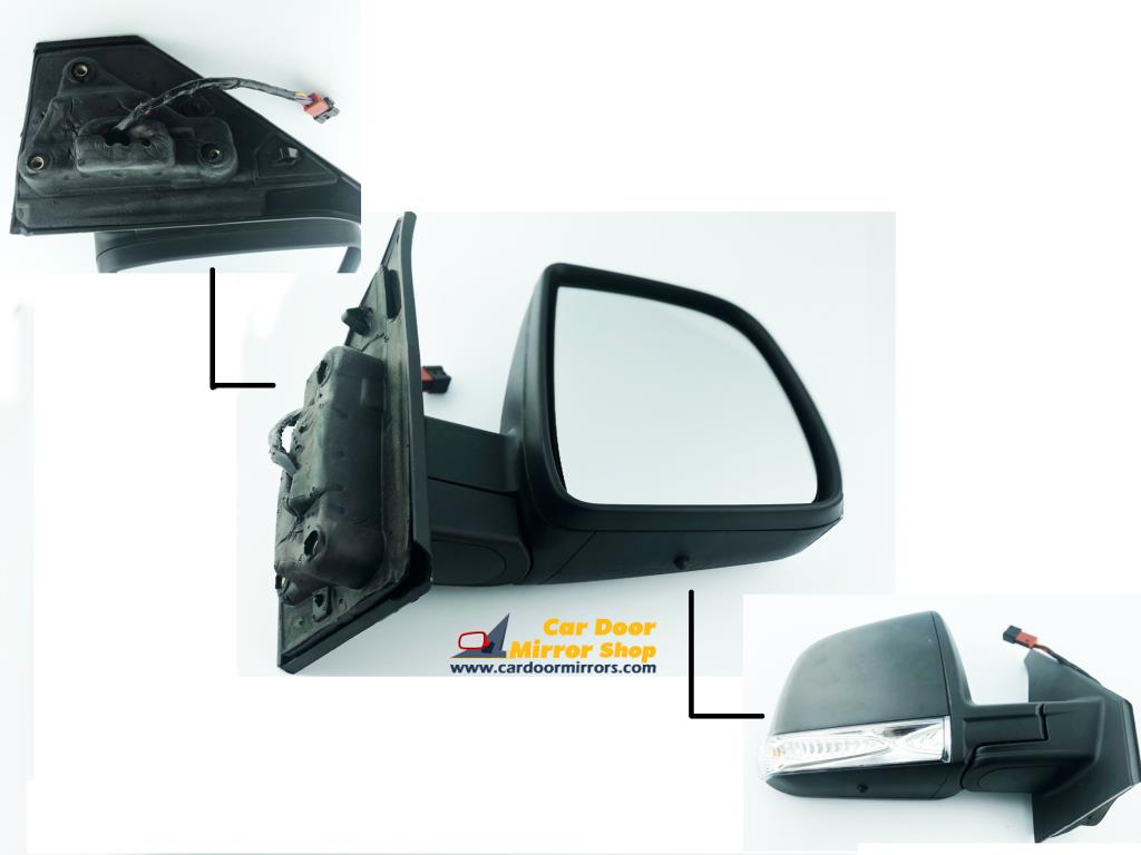 FIAT Doblo Complete Wing Mirror Unit RIGHT HAND ( UK Driver Side ) 2009 to 2020 – Electric Wing Mirror Unit ( Single Glass )