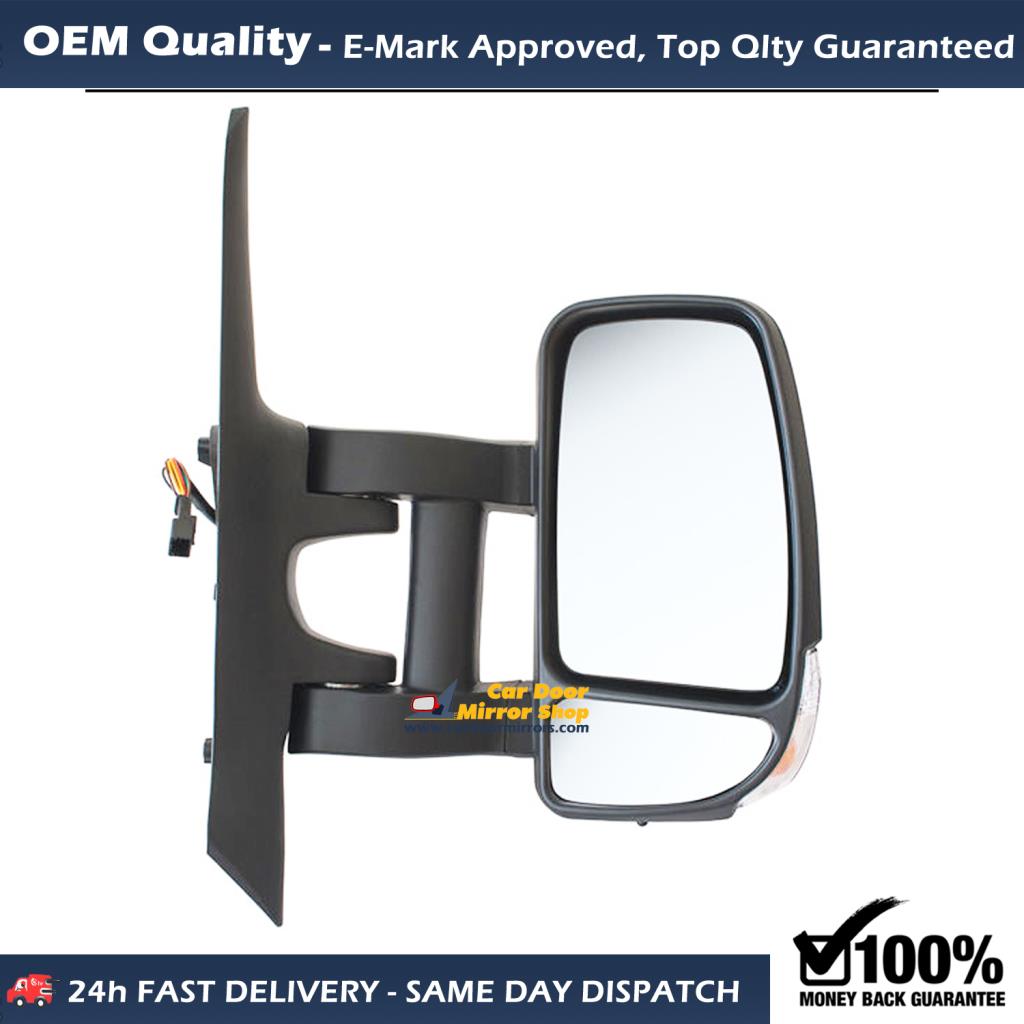 Renault Master Complete Wing Mirror Unit RIGHT HAND ( UK Driver Side ) 2011 to 2020 – ELECTRIC  Wing Mirror Unit ( LONG Arm, With TEP Senser )