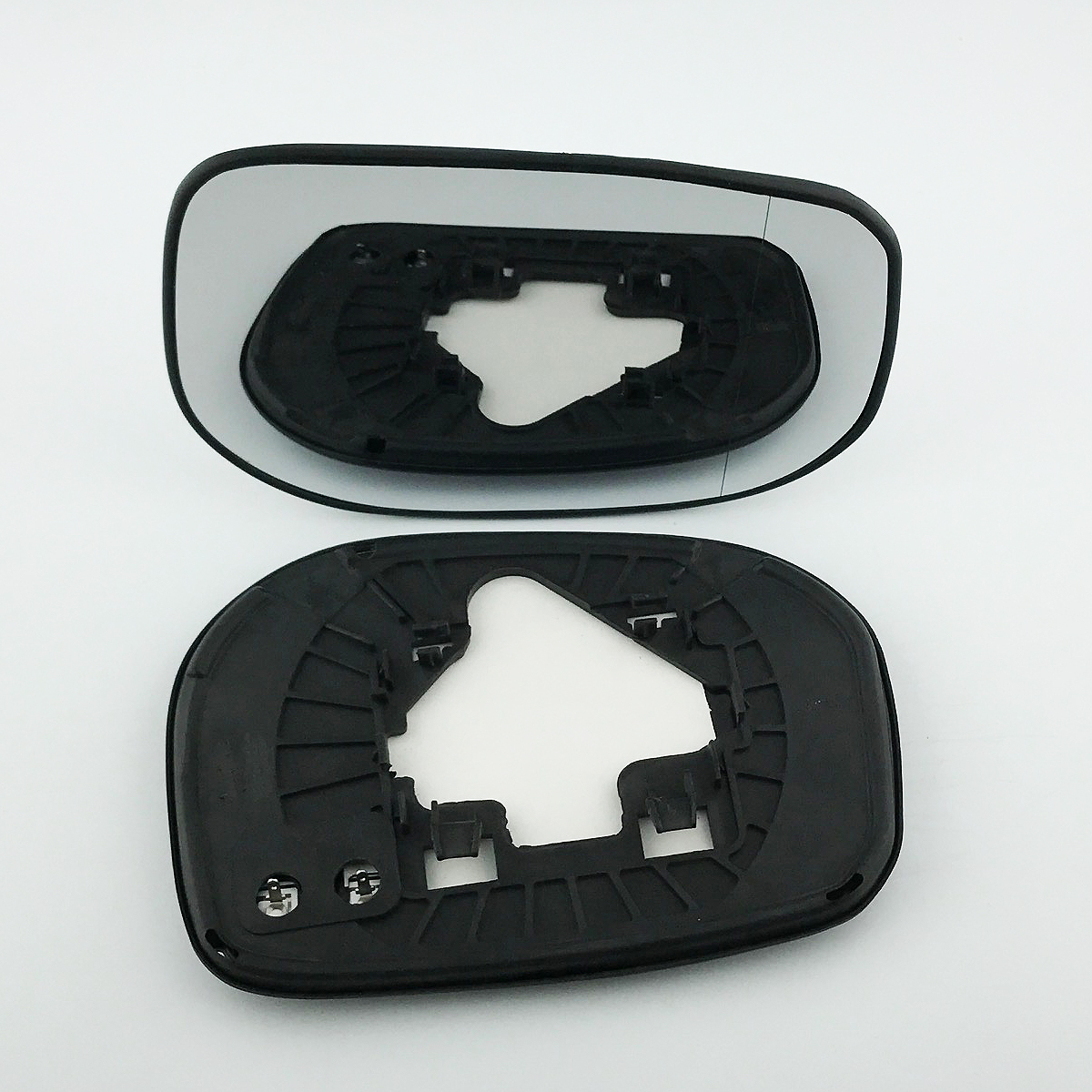 Honda Jazz Wing Mirror Glass With Base RIGHT HAND ( UK Driver Side ) 2009 to 2012 – Heated Base Convex Mirror ( Hook type fitting )