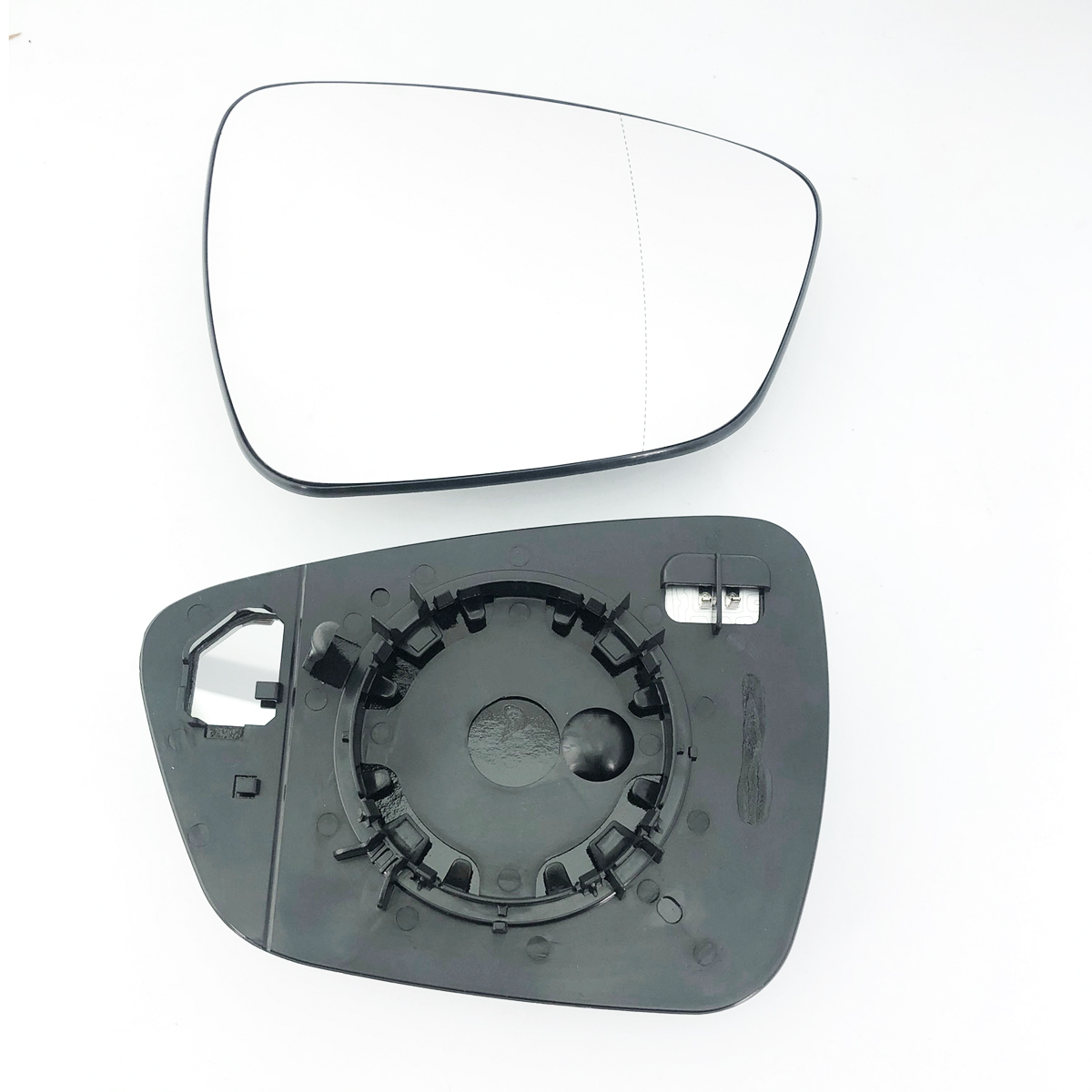Ford Kuga Wing Mirror Glass With Base RIGHT HAND ( UK Driver Side ) 2020 Onward – Heated Base Wide Angle Wing Mirror
