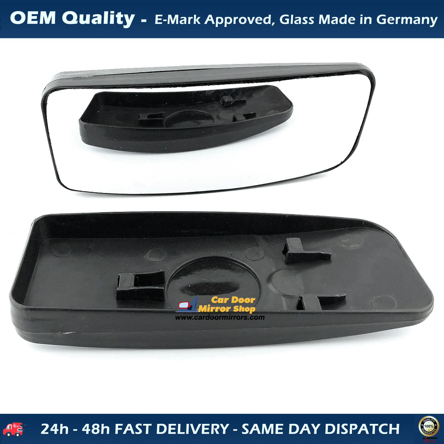 Mercedes Sprinter CHASSIS CAB Blind Spot Wing Mirror Glass With Base RIGHT HAND ( UK Driver Side ) 2006 to 2011 – Blind Spot Wing Mirror With Base